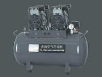 Compresseur d'air silencieux sans huile dentaire de haute qualité, un pour trois, 70L, 130L, 0,4Mpa