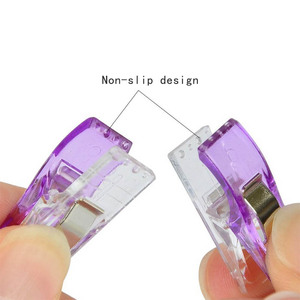 Paquete de 20 Clips de Plástico Coloridos para <span class=keywords><strong>Coser</strong></span>, <span class=keywords><strong>Manualidades</strong></span>, Acolchados, Abrazaderas para Patchwork, Accesorios de Costura, Envío Directo - Product Image 4