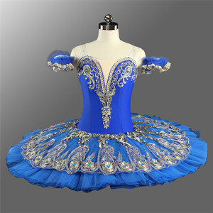 Prestazioni professionali per bambini indossano <span class=keywords><strong>Tutu</strong></span> di balletto blu personalizzato Birld - Product Image 1