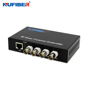 4CH BNC 1 UTP IP 扩展器以太网同轴转换器 IP 接收器