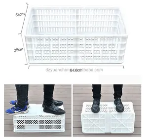 egg basket plastic egg storage carton crate plastic collapsible storage crate transportation box container