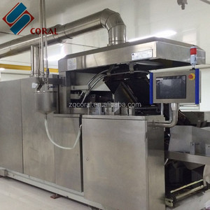 Four de boulangerie à <span class=keywords><strong>gaufrettes</strong></span> spécial/gaufrette de forme spéciale de vente chaude/gaufrette avancée faisant la ligne d'enrobage de chocolat de machine - Product Image 4