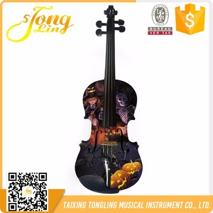 NO-2003 de Halloween de Alta Calidad Precio Bajo 5 Cuerdas de Violín Con Estuche - Product Image 1
