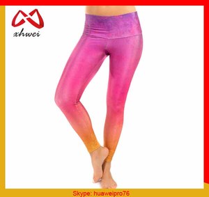 Calidad de color rosa capris delgados pantalones ajustados pantalones de yoga custom spandex leggings - Product Image 5