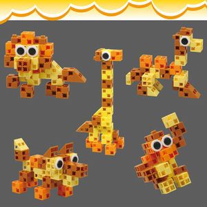 Brick Block 30 pcs DIY. Wolf toy - Product Image 1