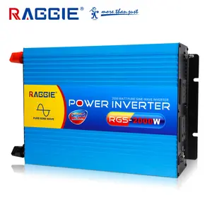 RAGGIE Inverter Kualitas Tinggi, Inverter DC 12V Ke AC 220V 2000 Watt