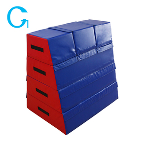 Trapezoid four storey platform jump gymnastic equipment pommel horse gymnastics foam vaulting box