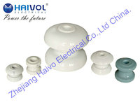Aislador de Disco ANSI 53-1/2/3/4/5 33kv 70kn, Aislador de Porcelana en Carrete Serie 53, Aislador Cerámico en Carrete