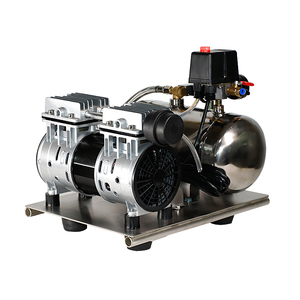 <span class=keywords><strong>Compresor</strong></span> de Aire Portátil <span class=keywords><strong>Silencioso</strong></span> de 550W, 8 Bar, Sin Aceite, con Tanque de Acero Inoxidable de <span class=keywords><strong>6L</strong></span>, Motor Refrigerado por Aire y Aplicador de Plataforma Plana - Product Image 5