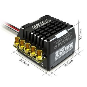 ESC รุ่นใหม่ปี 2019 SKYRC <span class=keywords><strong>TORO</strong></span> TS160A 60A อลูมิเนียม แบบมีเซ็นเซอร์ สำหรับรถบังคับวิทยุสเกล 1:8 1:10 รุ่น TS160 รองรับกระแสไฟ 160A - Product Image 2