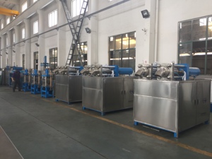 3 ~ 19 Mm Kích Thước Đôi-Đầu Nước Đá Khô Pelletizer/Khô Làm Đá Làm Đá/Ống Máy Nước Đá Với Thiết Kế Thẳng Đứng DZ - Product Image 5