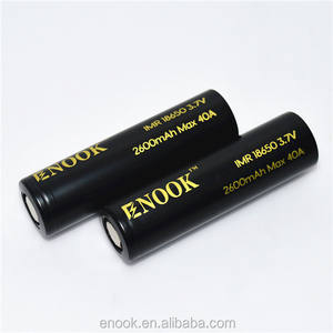 Bom preço para 40A Enook 18650 2600 mAh 3.7 v bateria recarregável li-bateria de iões de mn - Product Image 4