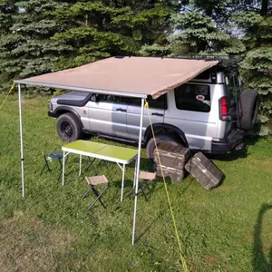 Commercio all'ingrosso di Fiera di Canton Roof Top Tenda Camper Rimorchio Tela di Cotone Foxwing Tenda