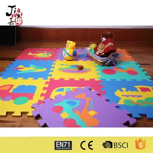 Tapis puzzle alphabet en mousse eva, 1 pièce, tapis éducatif, fabriqué en chine