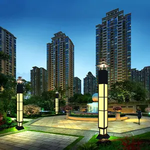 hot sale led outdoor garden lighting pillar landscape lamp Chinese style landscape light