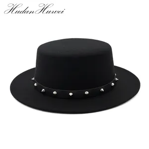 Wool Flat Top Small Jazz Men And Women Available Fashion Hat