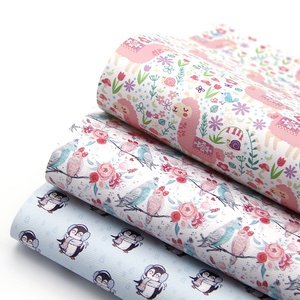 10 Cái/bộ Động Vật In Hồng Faux Vinyl Da Sheet Set 82114 - Product Image 3