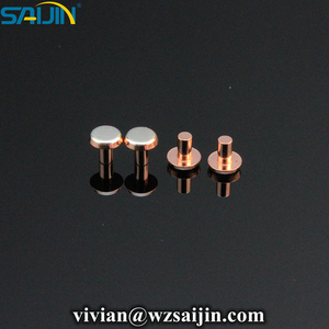 RoHS ISO được phê duyệt <span class=keywords><strong>Agni</strong></span> agsno2 agcdo agzno bạc đồng đinh tán liên hệ với điểm lưỡng kim bạc liên hệ với điểm cho thiết bị chuyển mạch - Product Image 5