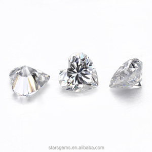 Starsgem 7,5*7,5 mm Forme de cœur VVS Couleur EF Coupe brillante Moissanite <span class=keywords><strong>synthétique</strong></span> de qualité supérieure <span class=keywords><strong>Diamant</strong></span> <span class=keywords><strong>synthétique</strong></span> - Product Image 2