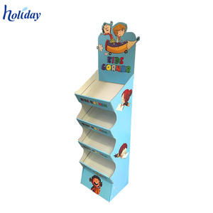 Werbe Schöne Design Karton Geschäftsanzeige Buch Rack Shop Comic Zähleranzeige Stehen Regal - Product Image 1