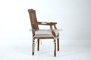 <span class=keywords><strong>Chaise</strong></span> de salle à manger en rotin français Vintage, <span class=keywords><strong>chaise</strong></span> en bois massif pour Restaurant hôtel Studio pays américain - Product Image 3