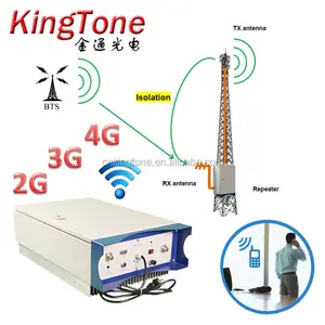 Kingtone 5W 10W 20W High Power Gsm Repeater Outdoor Gsm Booster 2G 3G 4G gsm Telefoon Signaal Booster 850/1900 Voor Landelijke Repetidor
