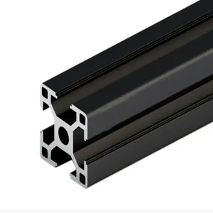 Standard black T 슬롯 3030 Aluminum 압출 프로필 CNC 대 한 자동화 linear rail