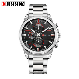 Reloj de Pulsera de Cuarzo para <span class=keywords><strong>Hombre</strong></span> CURREN 8274, Casual, de Negocios y de <span class=keywords><strong>Lujo</strong></span> con Correa de Acero Inoxidable, Cronógrafo de Moda Resistente al Agua - Product Image 3