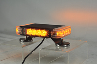 Barra de luz estroboscópica de seguridad, minibarra de luz led de advertencia para vehículos de emergencia, color ámbar
