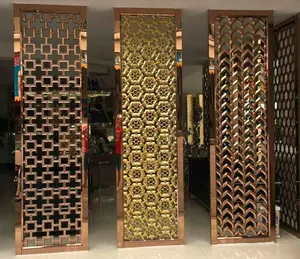 Screens & room divider promotional custom diy decorative fireproof screen panels wedding for partitions and application