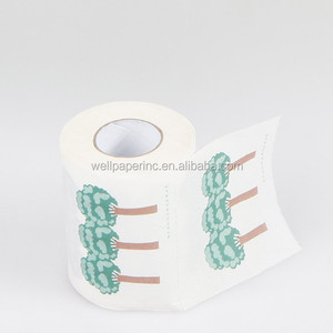 Rouleaux de papier toilette Beaupretty 10cm*10cm 2 plis, blague amusante pour fête d'anniversaire, nouveauté pour salle de bain, maison, bureau, <span class=keywords><strong>voyage</strong></span> - Product Image 2