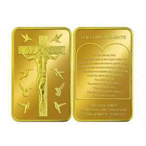 Única novedad decorativa aleación láser águila dorado lingote de metal 50 gramos falso 999 lingote de metal dorado - Product Image 5