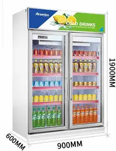 Commercial Fridge New Style Of High Quality Drink Commercial Display Refrigerator Fridge With Brand Compressor