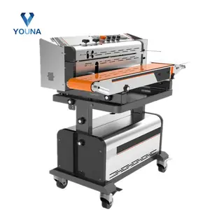 1080B Vacuum Continuous Band Sealer suction air and sealing machine