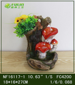 Statue de pots d'oiseaux en résine, <span class=keywords><strong>fontaine</strong></span> de cascade d'<span class=keywords><strong>eau</strong></span> intérieure, livraison gratuite - Product Image 4