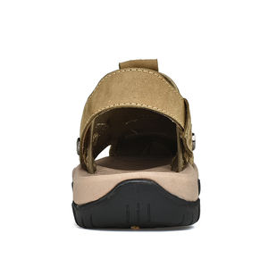 Personnalisé Grande Taille 38-47 Sport de Plein Air Pieds Nus Plage Sandales En <span class=keywords><strong>Cuir</strong></span> Véritable Hommes D'été <span class=keywords><strong>Homme</strong></span> Chaussure <span class=keywords><strong>Homme</strong></span> Mâle Appartements - Product Image 3