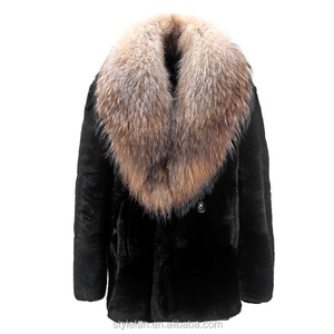 <span class=keywords><strong>Manteau</strong></span> professionnel en fausse fourrure pleine longueur avec col à revers <span class=keywords><strong>manteau</strong></span> d'<span class=keywords><strong>hiver</strong></span> grande taille à vendre - Product Image 5