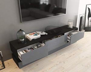 High Quality Popular High Gloss Led <strong>TV</strong> Cabinet <strong>TV</strong> Stand <strong>TV</strong> Wall <strong>Unit</strong> <strong>Design</strong> for Hall - Product Image 3