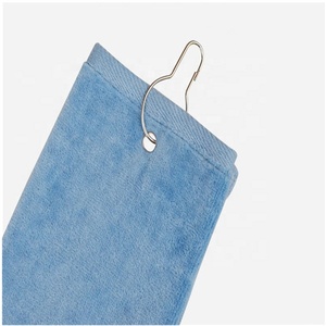 <span class=keywords><strong>Serviette</strong></span> de sport SHIQI 100% coton <span class=keywords><strong>serviette</strong></span> de <span class=keywords><strong>golf</strong></span> à crochet personnalisé avec logo brodé porte-clés - Product Image 6