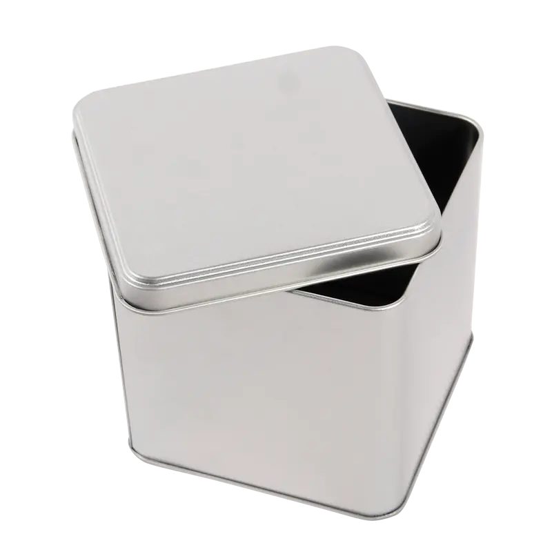 Promotional luxury tin metal type and gift/cookie use metal square tin