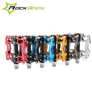ROCKBROS venta al por mayor <span class=keywords><strong>de</strong></span> aleación <span class=keywords><strong>de</strong></span> aluminio ultraligero doble rodamiento sellado <span class=keywords><strong>de</strong></span> Ciclismo <span class=keywords><strong>MTB</strong></span> DH <span class=keywords><strong>de</strong></span> bicicleta <span class=keywords><strong>plataforma</strong></span> Pedal - Product Image 1