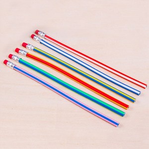 Drôle cadeau bendy et flexible PVC leadholder et <span class=keywords><strong>graphite</strong></span> crayons - Product Image 2