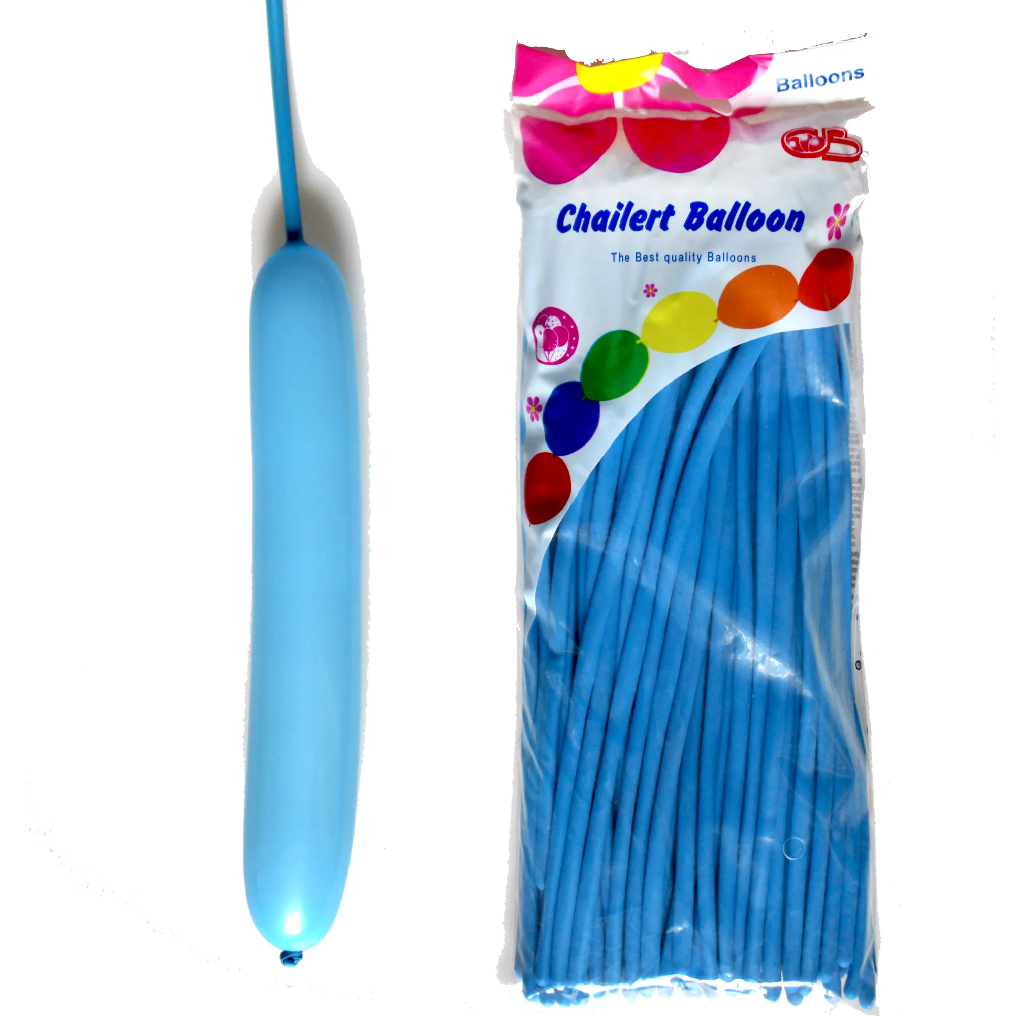 # CHAILERT BALLON # de beste kwaliteit licht blauw kleur 260 magische ballon, twist het dier u wilt