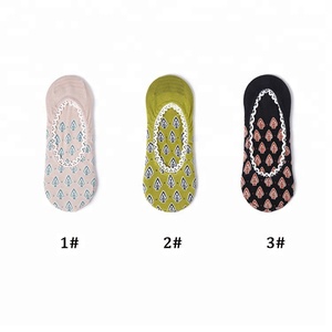 De moda de encargo dulce de encaje corto Calcetines de algodón calcetines de las mujeres con talón del <span class=keywords><strong>Gel</strong></span> - Product Image 6