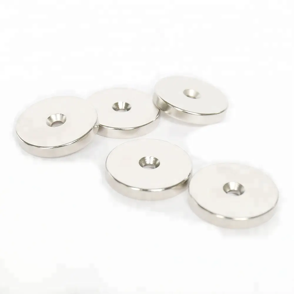 Super strong N38 neodymium magnet with screw hole