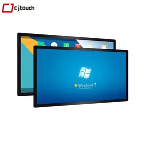 Touch Screen Monitor Open Frame Grote 65 ''Grote Maat Vandaalbestendige Stofdicht Touchscreen Monitor Voor Reclame Outdoor Kiosk