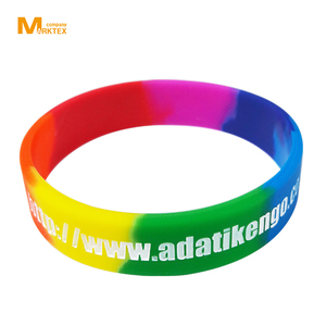 ผู้ผลิตสร้อยข้อมือสายรัดข้อมือซิลิโคนสีผสม - Product Image 4