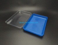 Boîtes à lunch jetables de haute qualité, biodégradables, en PP PET, à compartiment unique, pour les vols, les repas à emporter, en vrac
