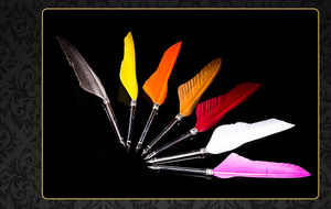 Bview Art – Ensemble de plumes à encre cuivre antique 12 couleurs avec pointes en acier pour <span class=keywords><strong>calligraphie</strong></span> et <span class=keywords><strong>dessin</strong></span> – Idéal comme cadeau - Product Image 3