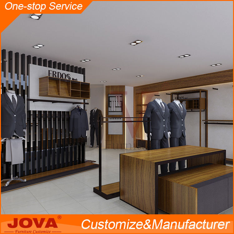 MDF Wooden Clothes Shop Counter Table Design Stylish Functional